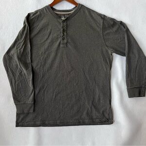 Outdoor Life Charcoal Long Sleeve Henley